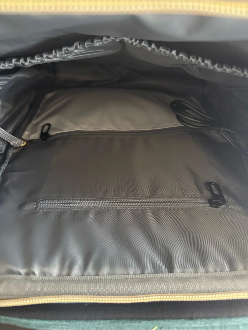 Diaper Bag Backpack with Foldable Crib with USB Charging Port & Stroller Straps